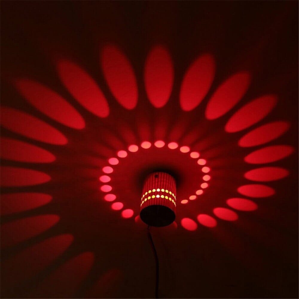 Red led wall light hotsell