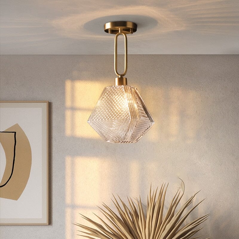 Cube Glass Nordic Pendant