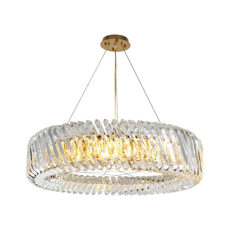 Crystal Round Lamparas Chandelier