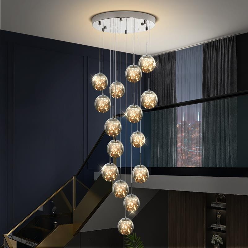 Glass Ball Ashante Chandelier