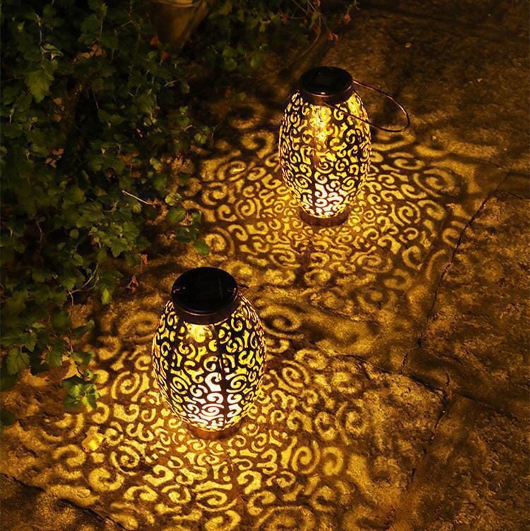 LED Solar Lanterns Outdoor Hanging Decorative Night Light