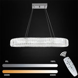Tommy Crystal Oval Chandelier
