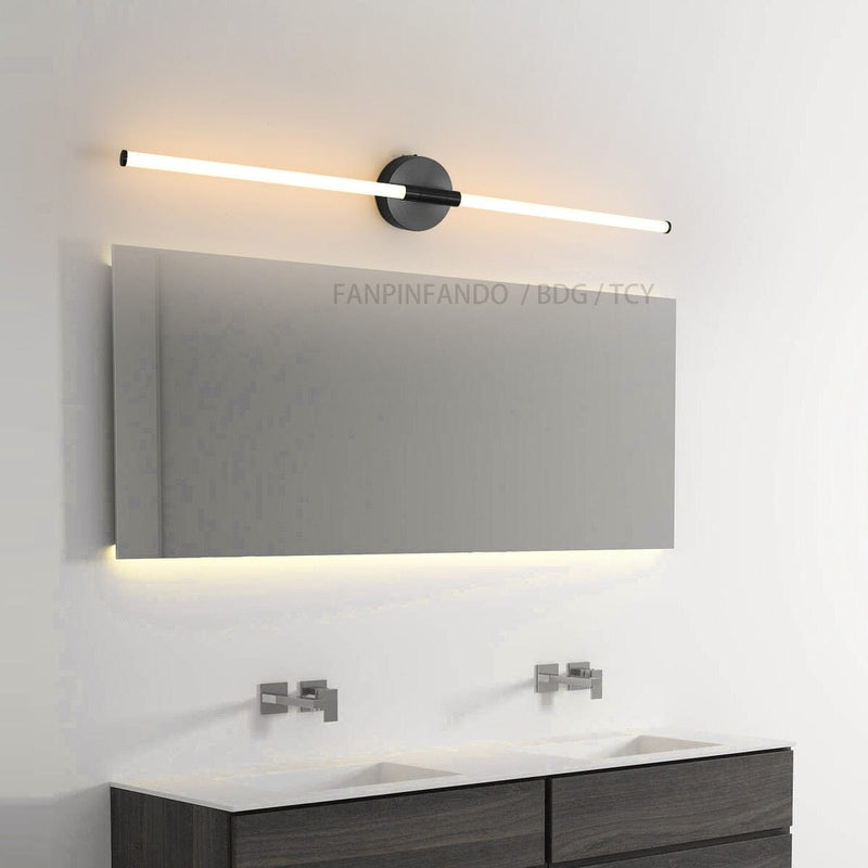 Modern Acrylic Tube Mirror Light