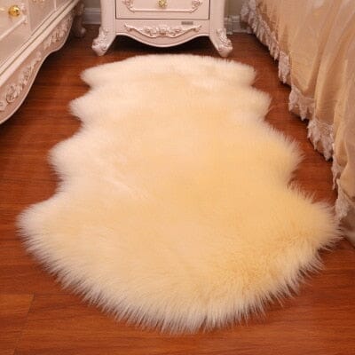 Faux fur bedroom carpet