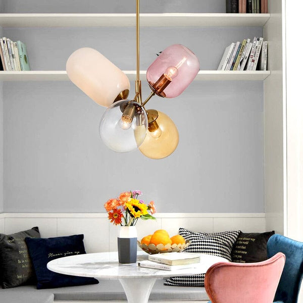 Postmodern Colorful Glass Pendant Lights