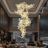 Artistic Ginkgo Leaf Chandelier
