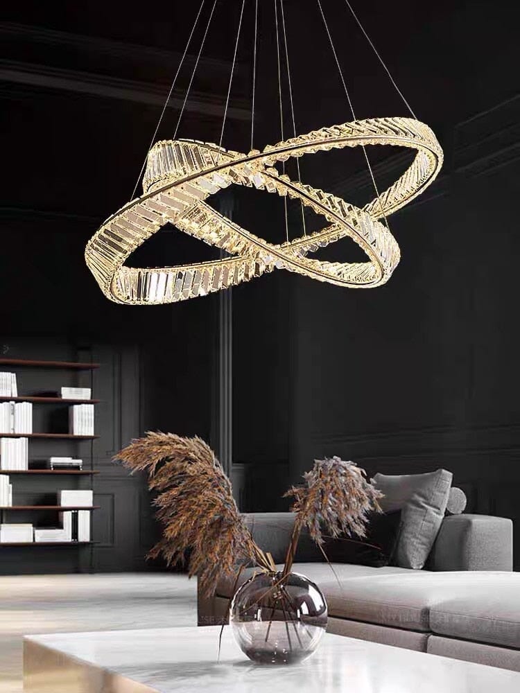 Crystal Luxtre Ring Chandelier