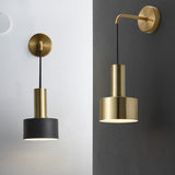 Modern Black And Gold Sconce Wall Lamps