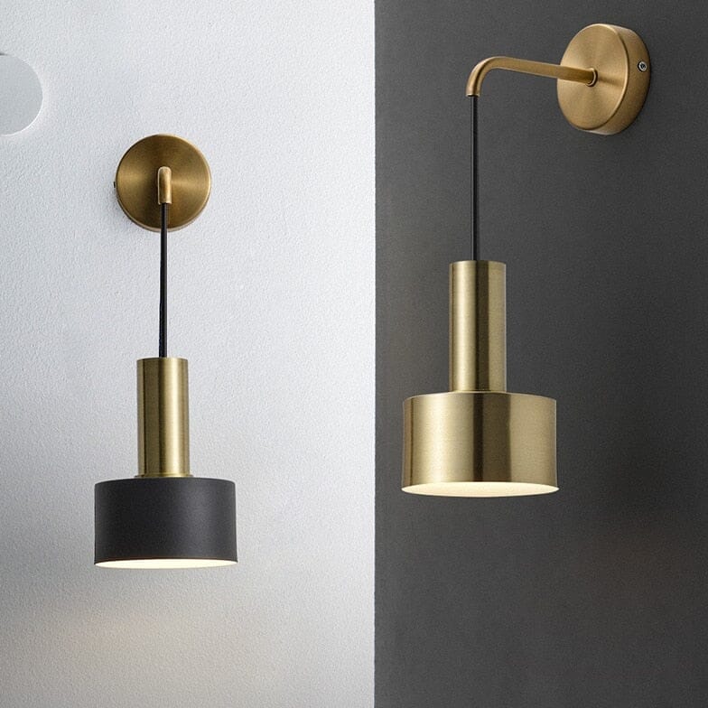 Modern Black And Gold Sconce Wall Lamps