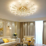 Crystal Flower Wall Chandelier