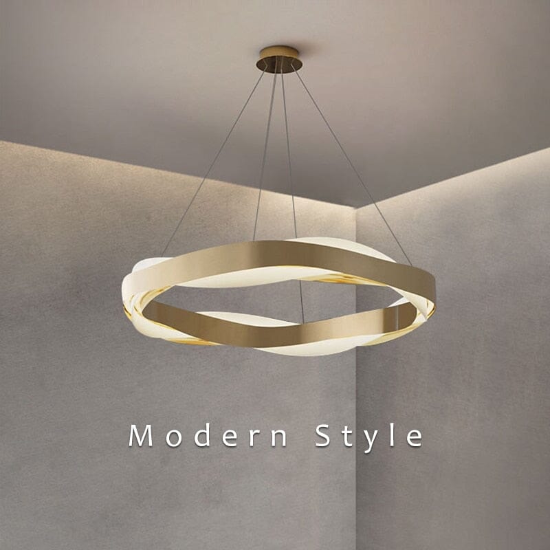 Round Ring Art Luxury LED Pendant Lamp