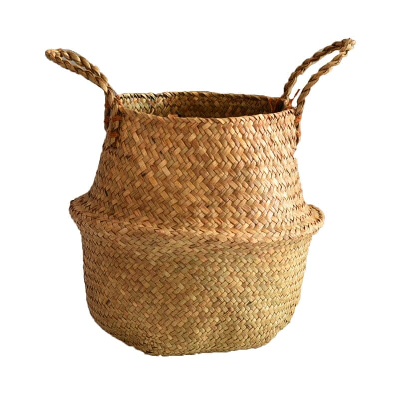 Wicker woven storage baskets