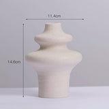 Twisted Bohemian Ceramic Vase