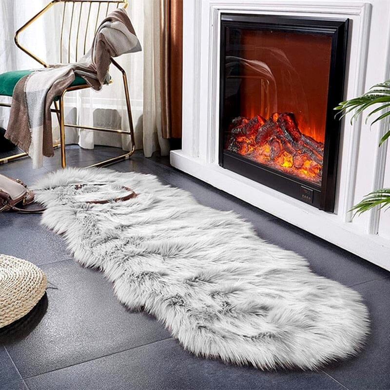 Faux fur bedroom carpet