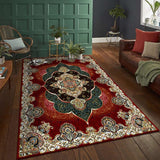 Vintage Persian Short Pile Carpet