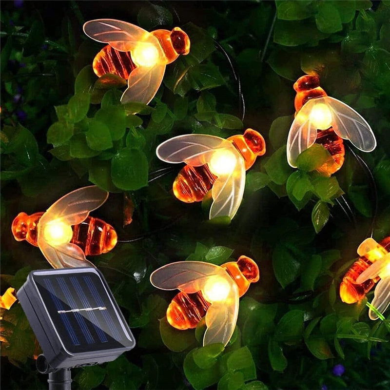 Tree Honeybee Starry Fairy Decor Outdoor Lamp