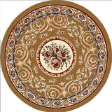Round Short Pile Persian Carpet