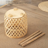 Handmade Bamboo Woven Flower Pot