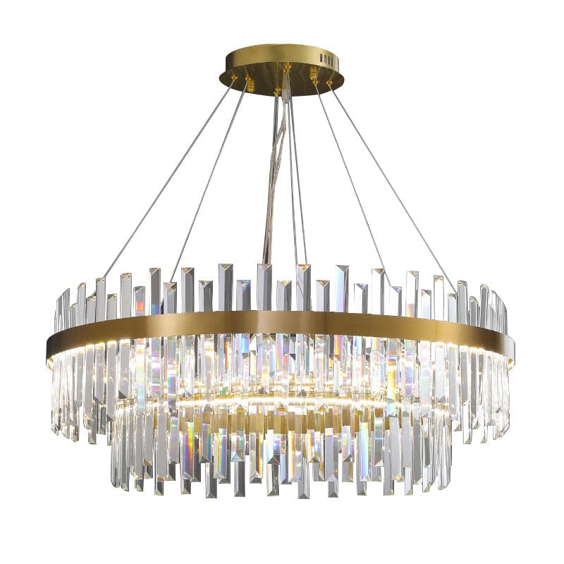 Dual Crystal Chandelier