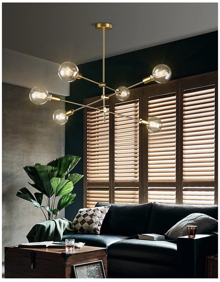 Golden Bean Chandelier