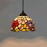 Stained glass vintage pendant lights