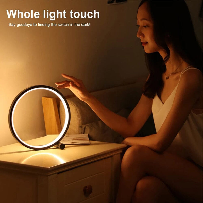 Circle LED Touch sensitive Lamp
