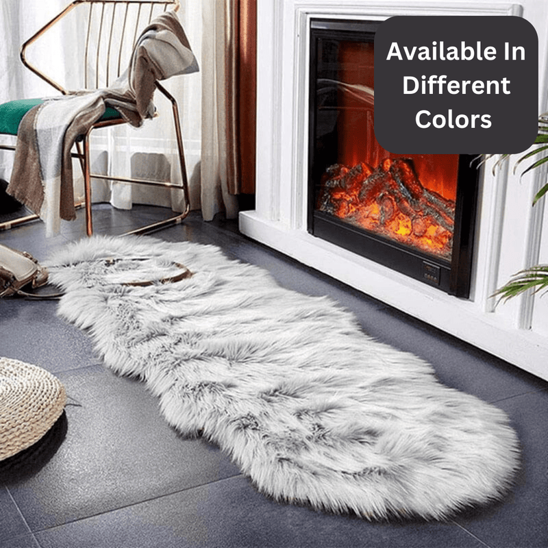 Faux fur bedroom carpet