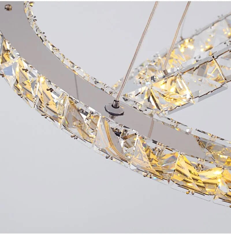 Armani Crystal ring pendant chandelier