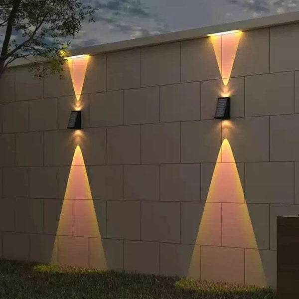 Lucien LED solar wall lamp
