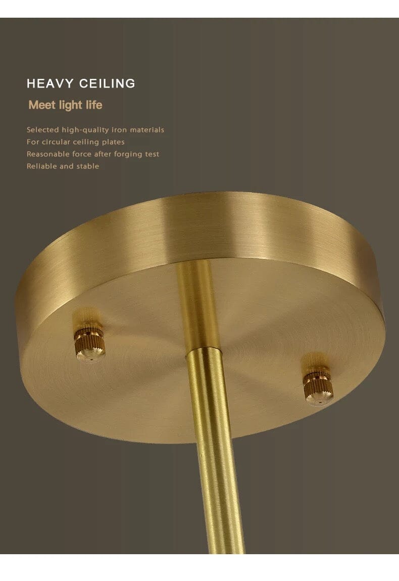 Golden Bean Chandelier