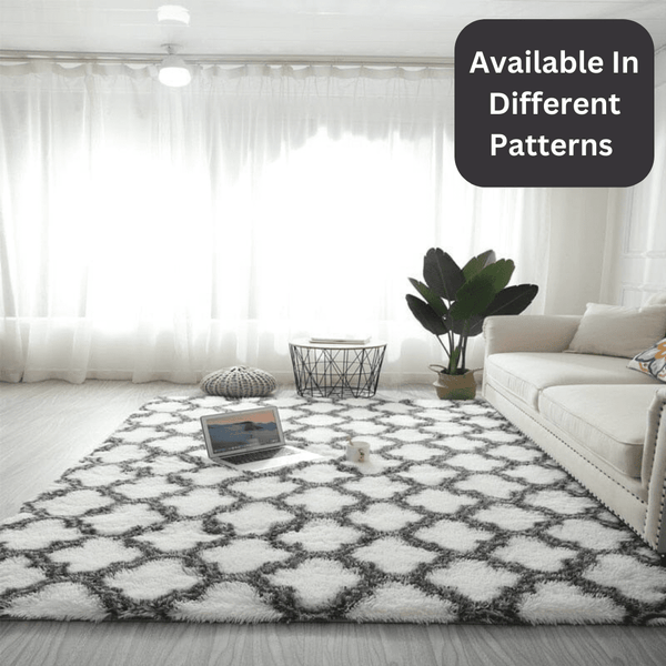 Silk wool aztec rugs