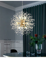 Crystal Dandelion pendant light