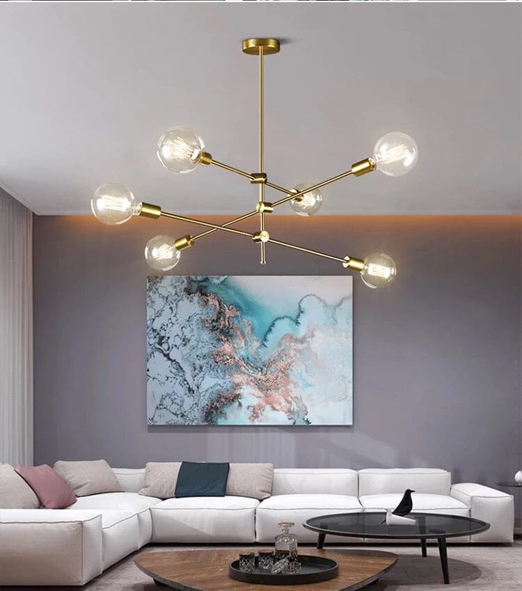Golden Bean Chandelier