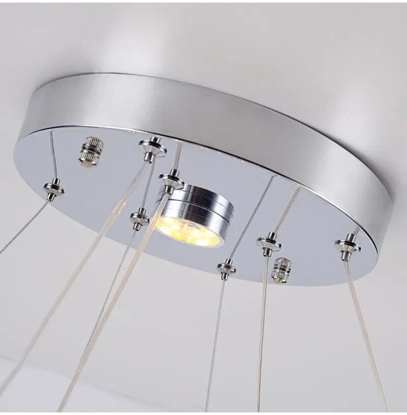 Armani Crystal ring pendant chandelier