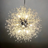 Crystal Dandelion pendant light