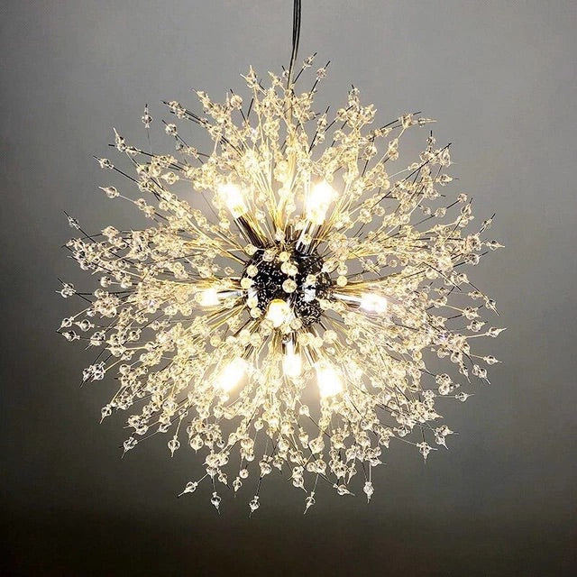 Crystal Dandelion pendant light