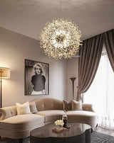 Crystal Dandelion pendant light