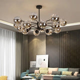 Starry Magic Bean Glass Chandelier