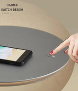 Chestnut Table Lamp & wireless charger