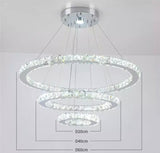 Armani Crystal ring pendant chandelier