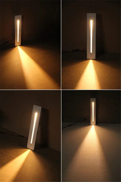 Recessed LED stair light