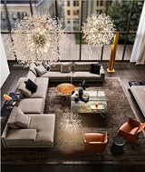 Crystal Dandelion pendant light