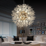 Crystal Dandelion pendant light