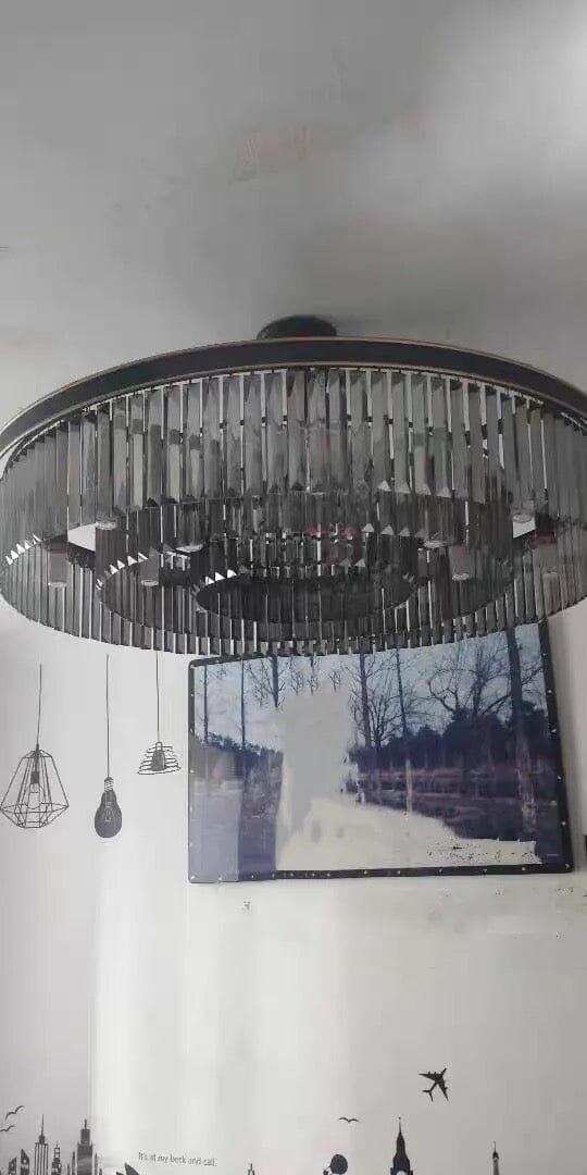 Grey Crystal Opulence chandelier