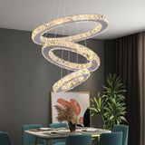 Armani Crystal ring pendant chandelier