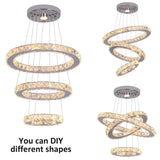 Armani Crystal ring pendant chandelier