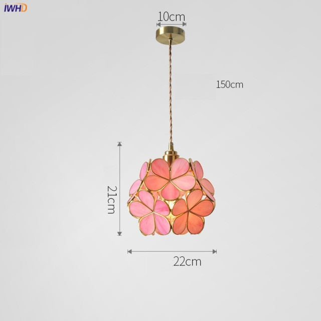 NYRA Flower Glass Pendant
